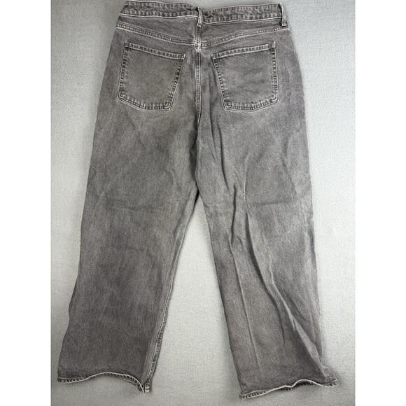 Old Navy Jeans Women's 14P Extra High Rise Sky Hi Wide Leg Secret Smooth Pockets - Picture 6 of 8